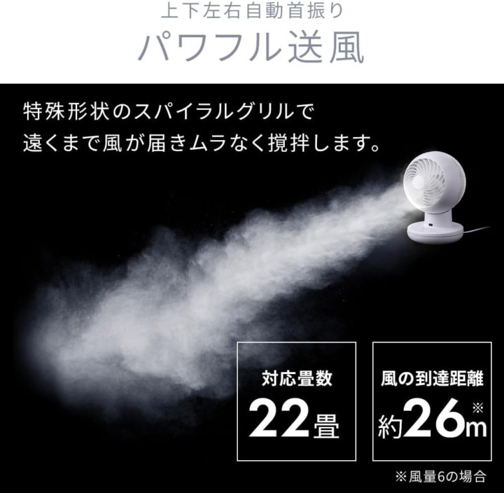静音サーキュレーター サイズ